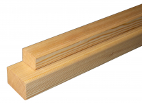 Holzlatten aus Fichtenholz und Lärchenholz. Sägerau, gehobelt oder egalisiert.